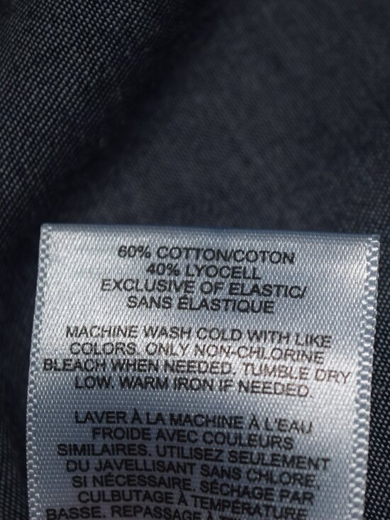 EXPRESS Denim Puff Sleeve Shift Dress, size s/p - Picture 6 of 6